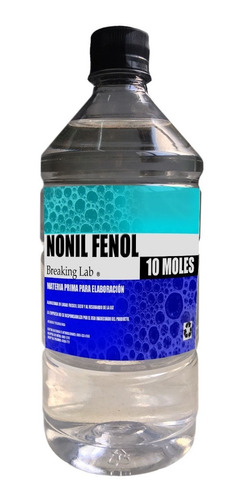 Nonil Fenol 10 Moles X 1 Kilo (1000g) Máxima Pureza!