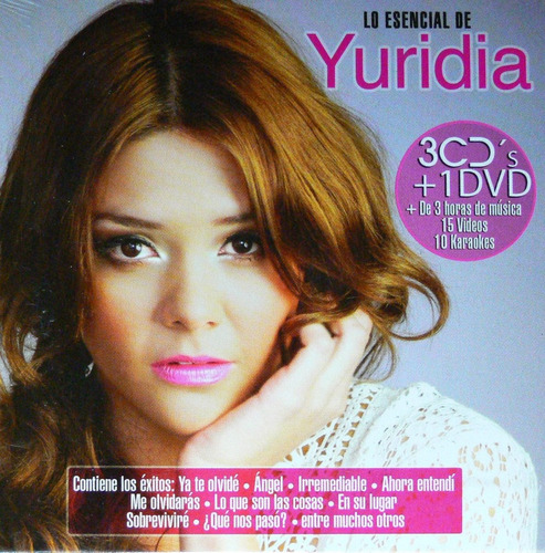 Yuridia - Lo Esencial - 3cd + Dvd