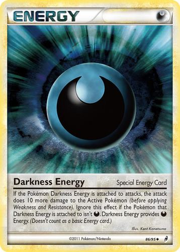 Cartas Pokemon Darkness Energy Call Of Legends