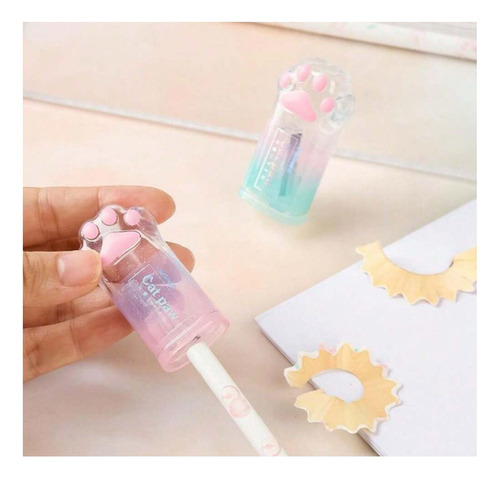 Sacapuntas Twingo Cat Paw Sea Colores Sacapuntas Kawaii