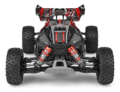 Buggy Rc 4x4 Wltoys De Alta Velocidad Todo Terreno Esc1:12 Rojo Con Negro Carreras Rc