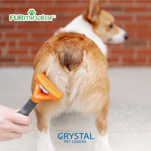 Combo Cepillo Furminator Pelo Corto M + Recolector De Pelo