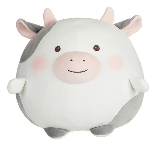 Miniso Peluche De Vaca Redonda, Peluche De Felpa, Animales D