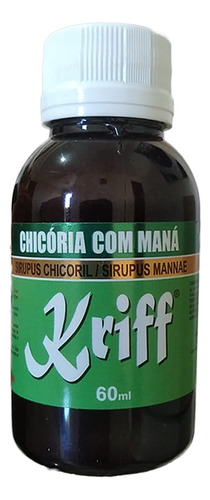 Xarope De Chicória Com Maná Kriff 60ml