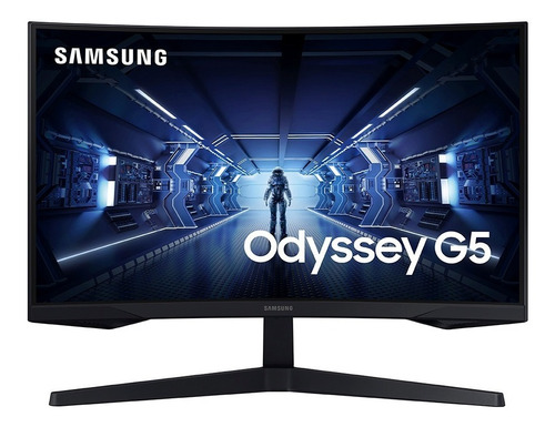 Imagen 1 de 6 de Monitor Samsung G55 Odyssey 27 144hz 1440p Curvo Gamer Pc