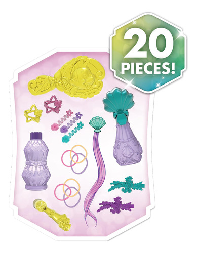Cabezal De Peluquería Just Play, Princesa Ariel De Disney, 2