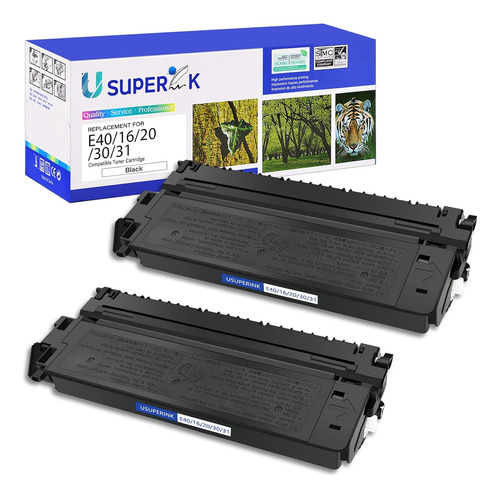 Superink 2 Pack Compatible Para Canon E40/e30/e31/e16/e2506