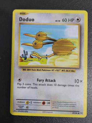 Cartas Pokemon Doduo 69/108 2016