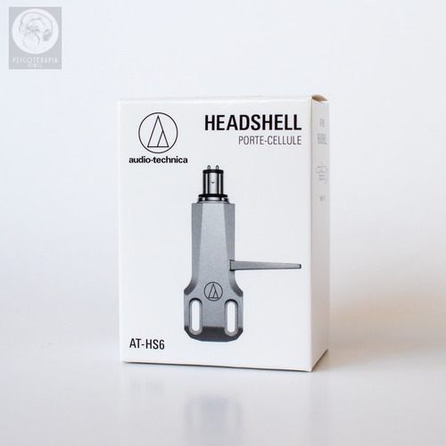 Audio Technica At-hs6sv Prata Headshell 1/2 Mount Original