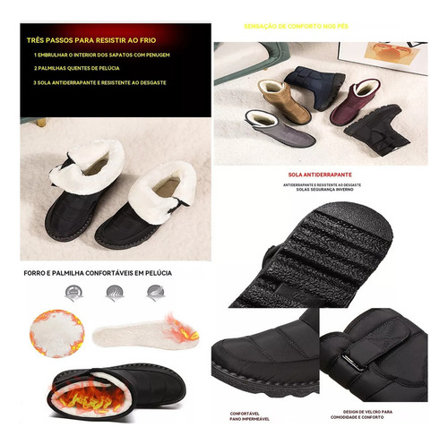 Botas De Nieve Antideslizantes Impermeables De Invierno Para