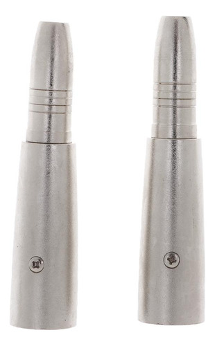 6 Adaptador De Xlr A Jack Mono 35mm - Conector 6 Piezas