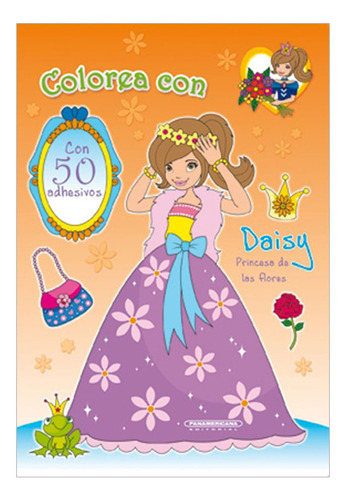 Libro Colorea Con Daisy, Princesa De Las Flores