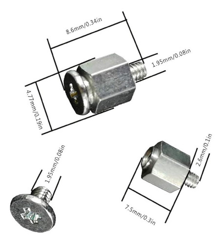 10 Tuerca De Tornillo Para M.2 Placa Base Sus M2 Ssd Series