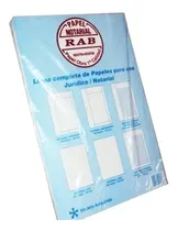 Comprar Resma Papel Rab Notarial A4 Marginado X 4 Unidades - 90 Grs