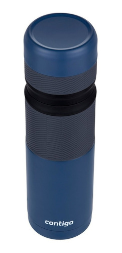 Imagen 3 de 3 de Termo Contigo Black 739ml Acero Inoxidable Usa Design Azul