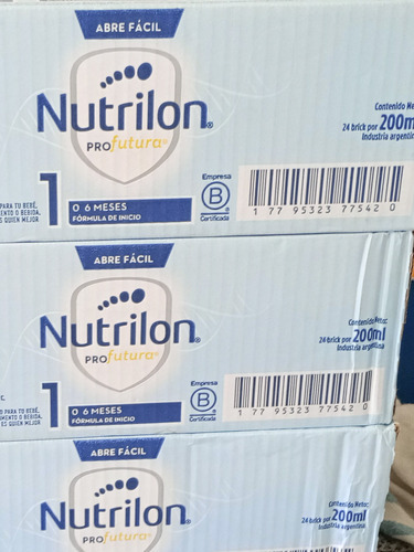 Leches Nutrilon De 0 A 6 Meses Por Caja De 24 Uni