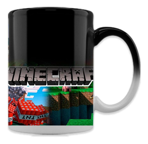 Taza Mágica De Minecraft