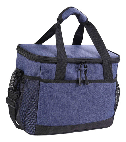 Bolsa Térmica Aislante Para El Almuerzo, Azul 29,5x20x23cm