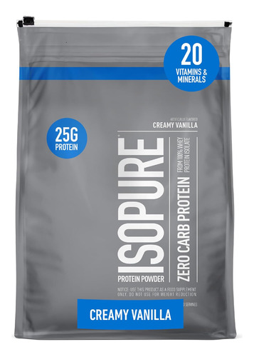 Isopure Zero Carbohidratos Proteina Vainilla 25 Gr 7.5 Lb