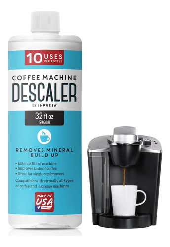 Descalcificador Máquina De Café De 32oz 10 Usos Para Keurig 