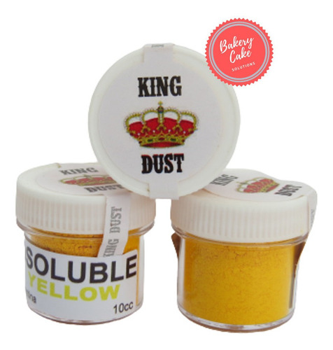 Colorante Comestible En Polvo Liposoluble Amarillo King Dust