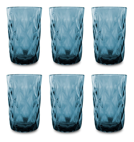 Set X6 Vasos De Vidrio Modelo Kattegat 380 Ml