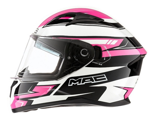 Casco Moto Integral Mac Speed 2.0 Variedad De Colores