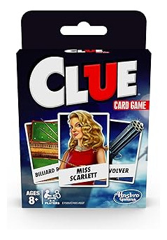 Hasbro Gaming Classic Card Game Clue Toy