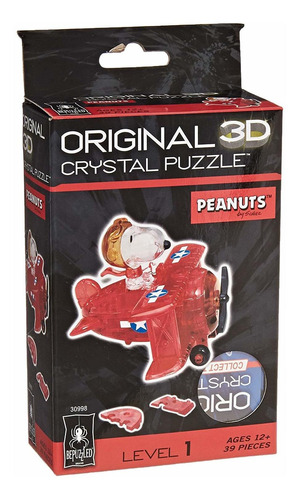 Bepuzzled Snoopy Flying Ace Crystal