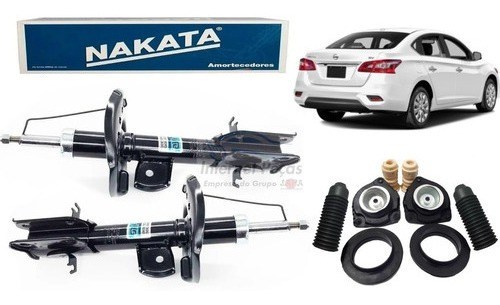 Par Amort Kit Suspensão Diant Nissan Sentra Unique 2017 2018