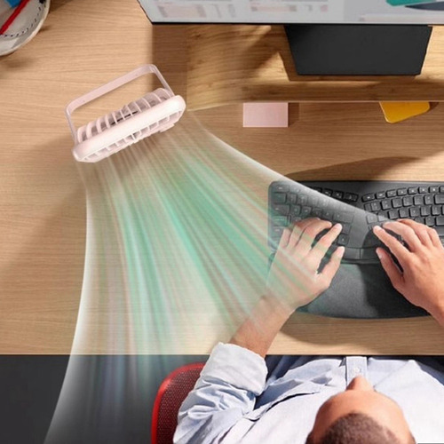 Ventilador Pequeño De Escritorio Con Múltiples Potencias, Mo