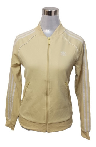 Poleron Mujer Deportivo adidas Color Amarillo