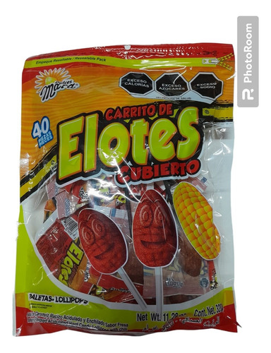 Paleta Carrito De Elote Cubierto Con Chile