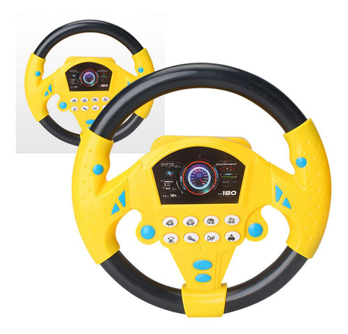 Volante Redondo De Juguete, Coche De Conducción, Juguetes
