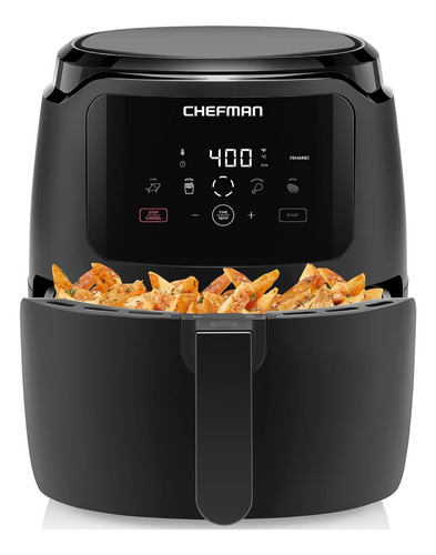 Freidora De Aire Chefman 4,7 Lt Pantalla Táctil Color Negro