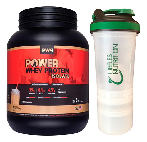 Proteina Pwp Isolada + Shaker Cibeles 1816kg No Days Off