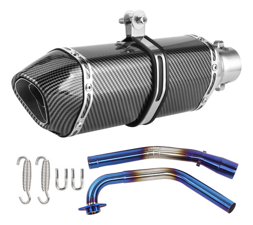 Tubo De Escape De Motocicleta Con Cabezal De Sistema Complet