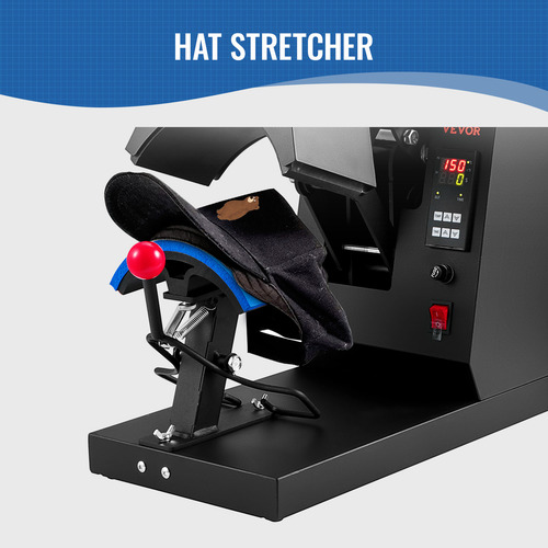 Vevor Máquina Me Prensa De Calor Para Sombreros 4-en-1 Negro