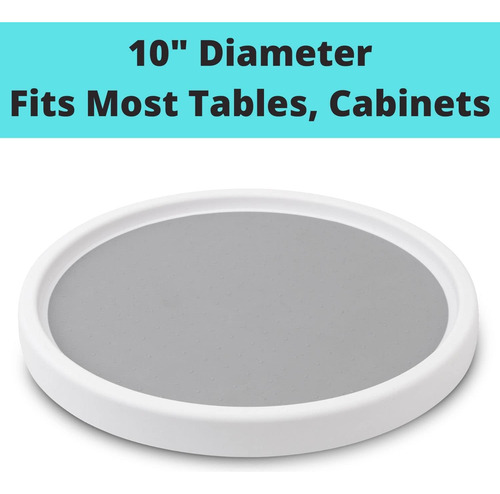 Nevera Lazy Susan Turntable De 10 Pulgadas Con Base No Para