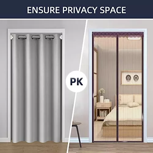  Cortina de puerta para privacidad de puerta, cortinas