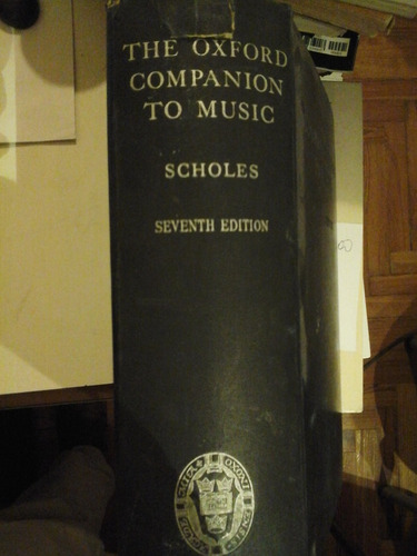 * The Oxford Companion To Music - Percy A. Scholes  - L100