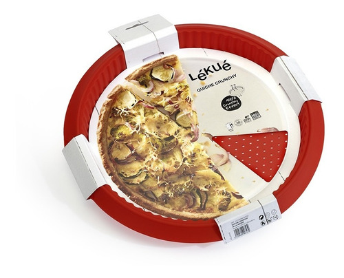 Molde Tartera Quiche Crunchy 28 Cm 100% Silicona Lékué 