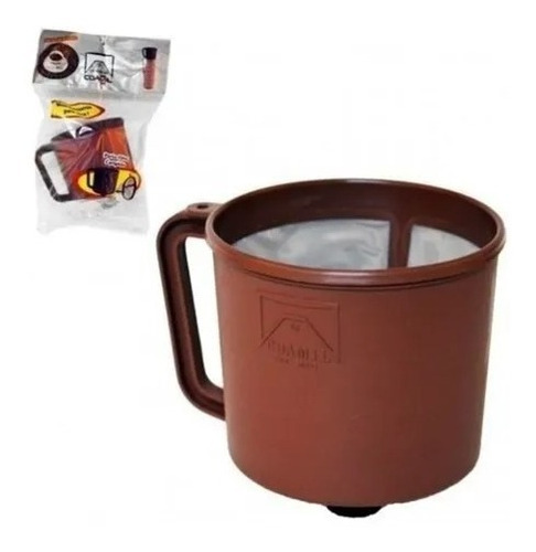 Imagem 3 de 3 de Filtro Coador Completo Com Funil P/ Café Chá Com Suporte
