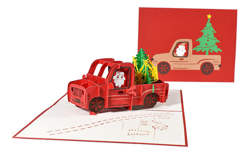 Tarjeta De Navidad 3d, Tarjeta De Felicitación, Tarjeta De