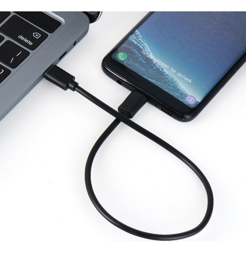 Cabos De Dados Otg Usb-c Para Micro Usb Male Sync Sync Charg