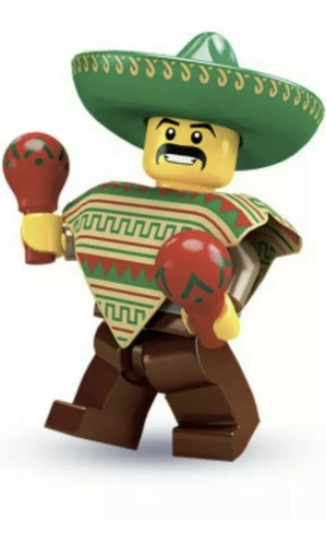 Lego Minifigura:  Maraca Man Serie 2