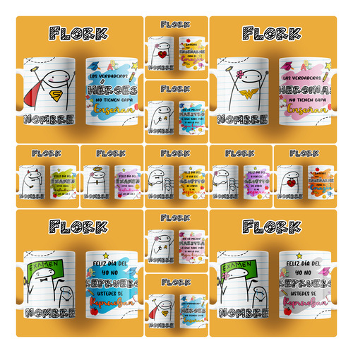 12 Plantillas Dia Del Maestro Png Psd Mkp Tazas Deformitos