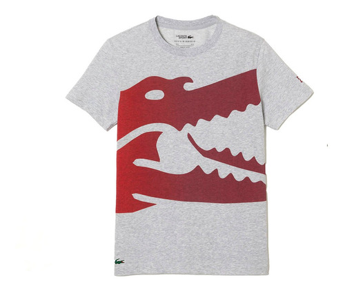 Remera Lacoste Estampada Th0864 Firma Novak 