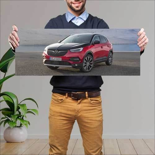 Cuadro 30x80cm Auto 2019 Opel Grandland X Plug I 712