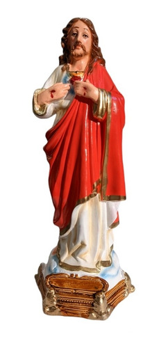 Imagen 1 de 4 de Figura Estatuilla Sagrado Corazón De Jesús